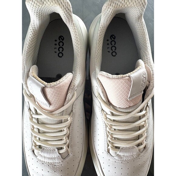 ECCO Core Hydromax Women's Spikeless Street Golf Shoes Size EU 40 US 9-9.5 White - Picture 10 of 11